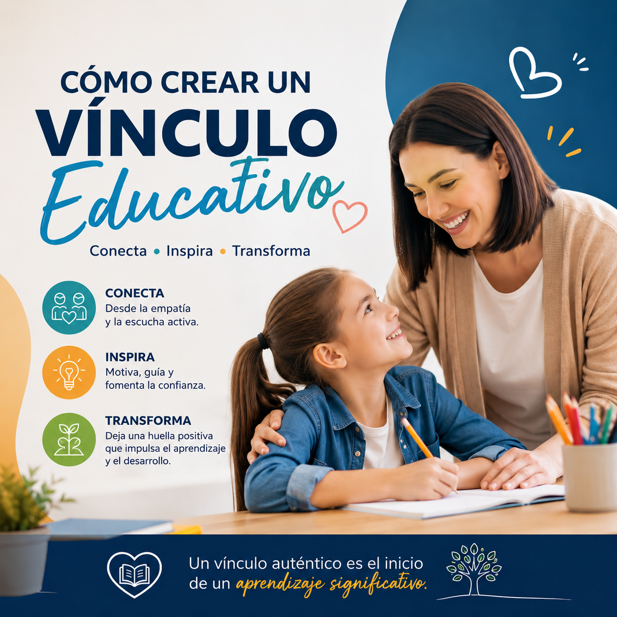 COMO CREAR UN VÍNCULO EDUCATIVO
