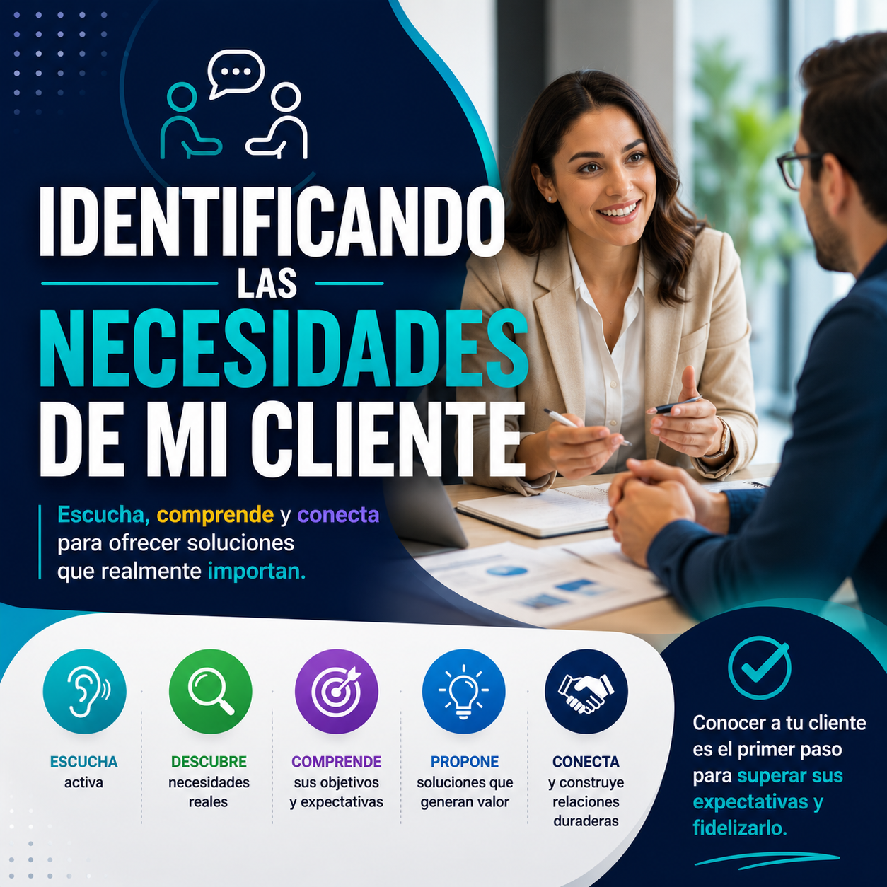 IDENTIFICANDO LAS NECESIDADES DE MI CLIENTE
