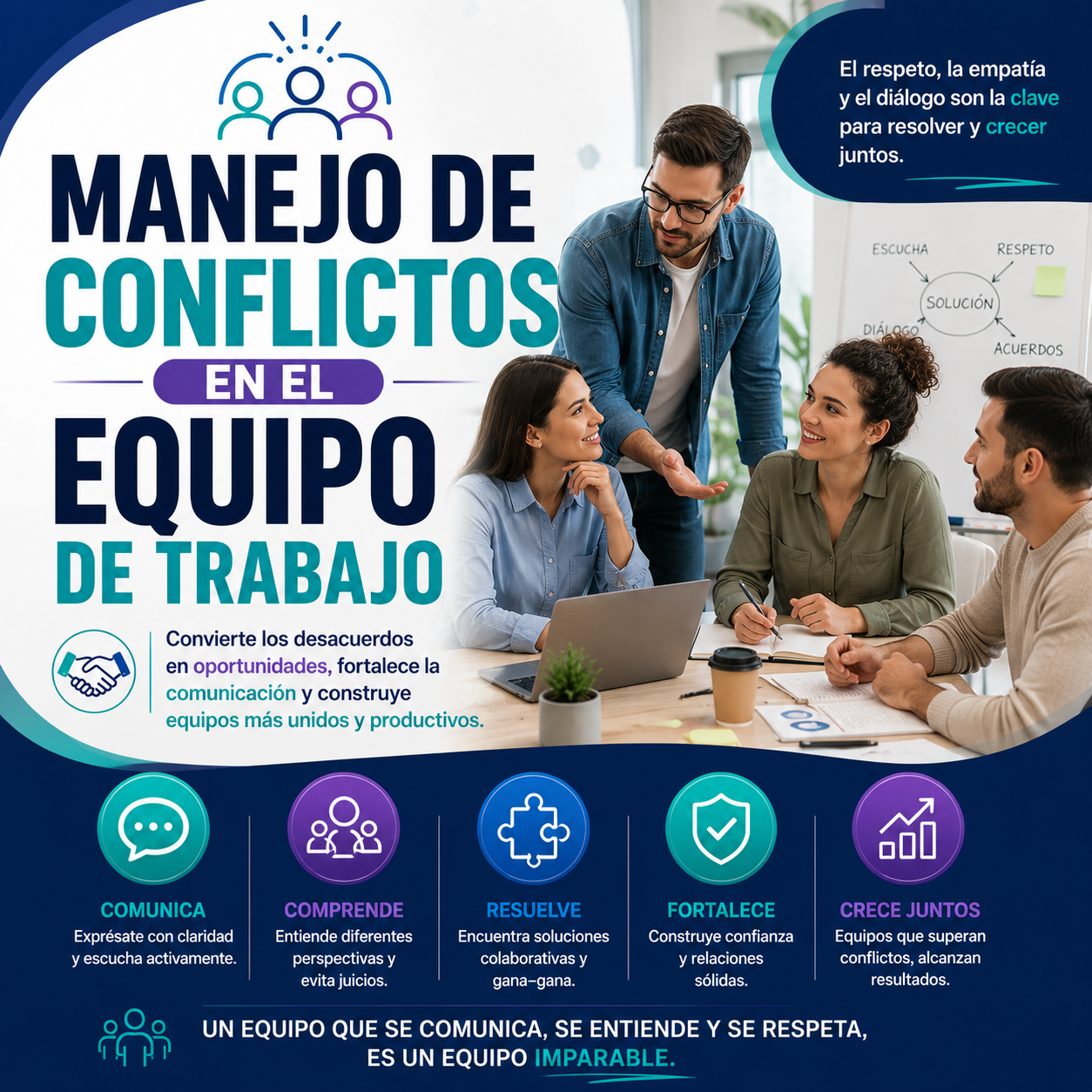 MANEJO DE CONFLICTOS EN EL EQUIPO DE TRABAJO