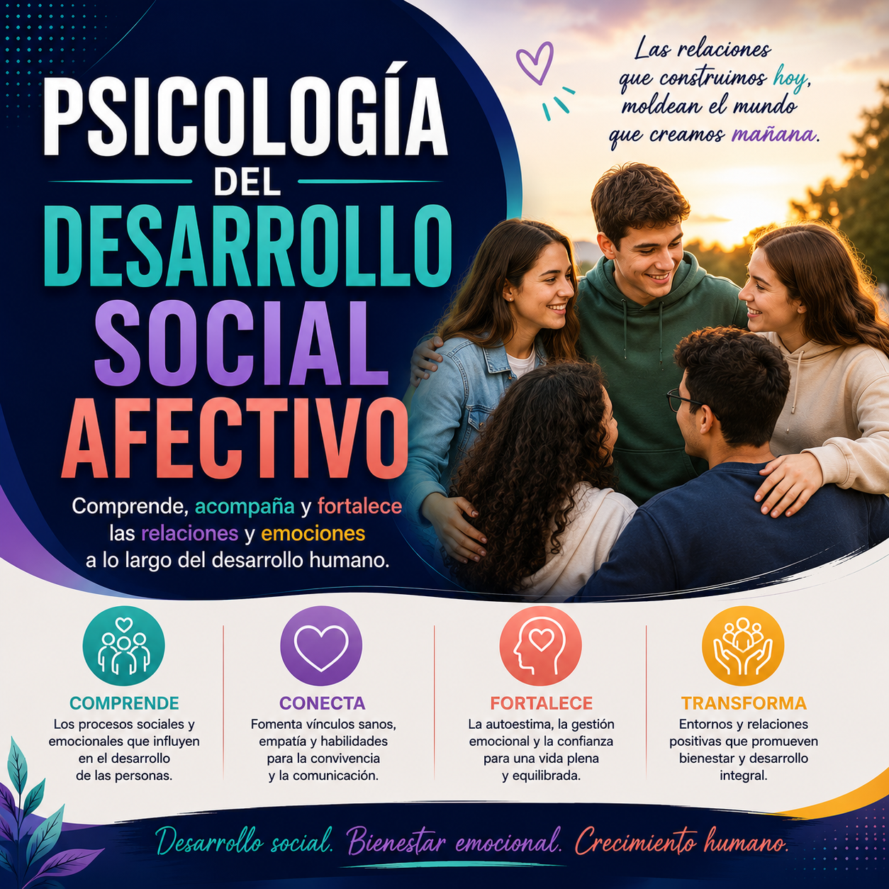 PSICOLOGÍA DEL DESARROLLO SOCIAL AFECTIVO