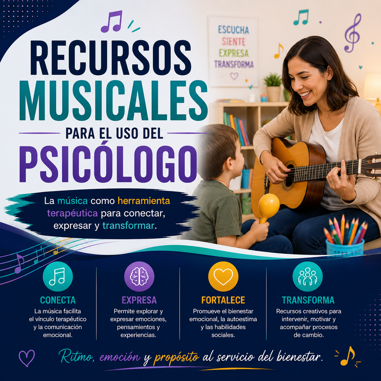 RECURSOS MUSICALES PARA EL USO DEL PSICÓLOGO